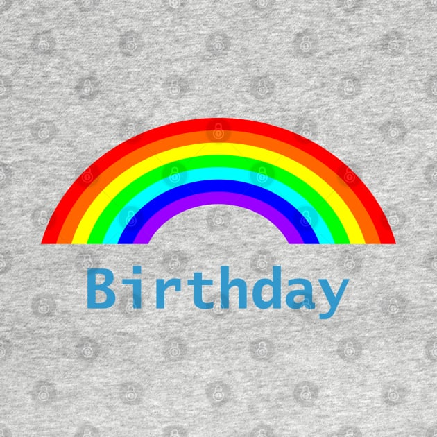 Birthday Rainbow by ellenhenryart